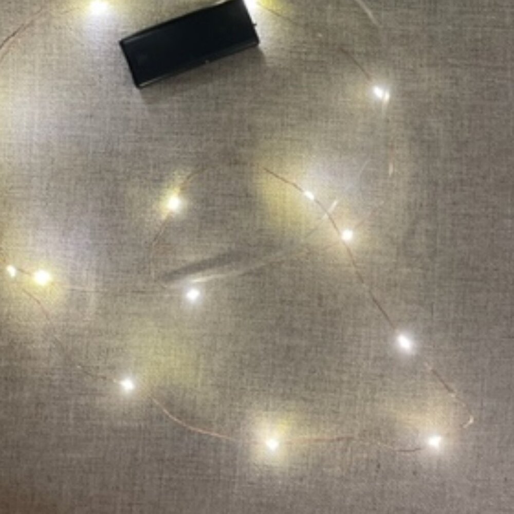 Warm Copper Wire LED String Lights - Picture 3 of 4